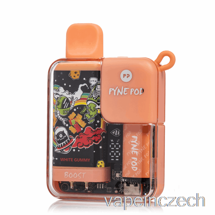 Pynepod 8500 Jednorázové Bílé Gumové Vape Pero